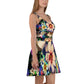 DMV 0206 Floral Skater Dress