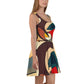 DMV 0296 Abstract Art Skater Dress