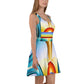 DMV 0262 Retro Art Skater Dress