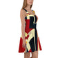 DMV 0205 Abstract Art Skater Dress