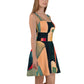 DMV 1344 Abstract Art Skater Dress