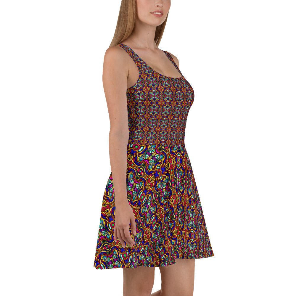 DMV 0190 Psy Artsy Skater Dress