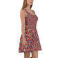 DMV 1077 Vintage Artsy Skater Dress