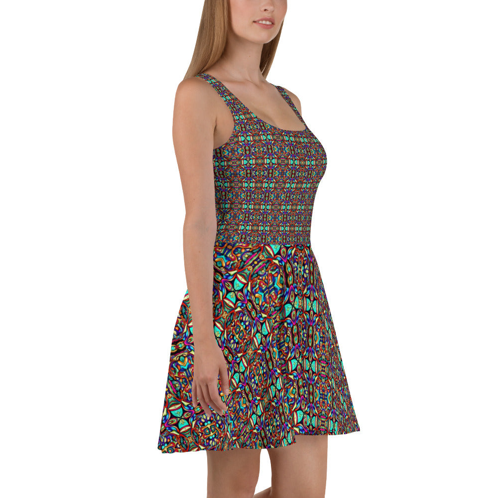 DMV 1929 Psy Artsy Skater Dress