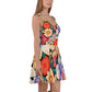 DMV 1154 Floral Skater Dress