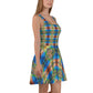 DMV 1305 Avant Garde Artsy Skater Dress