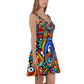 DMV 1451 Psy Art Skater Dress