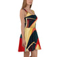 DMV 2079 Abstract Art Skater Dress