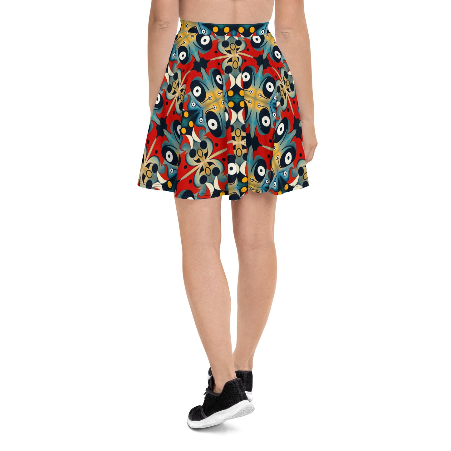 DMV 0269 Vintage Artsy Skater Skirt