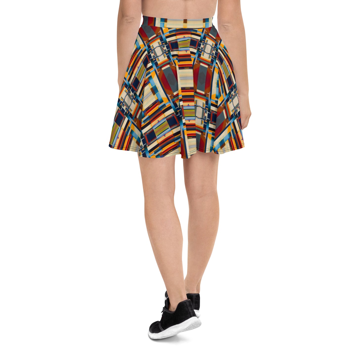 DMV 0244 Geo Boho Skater Skirt