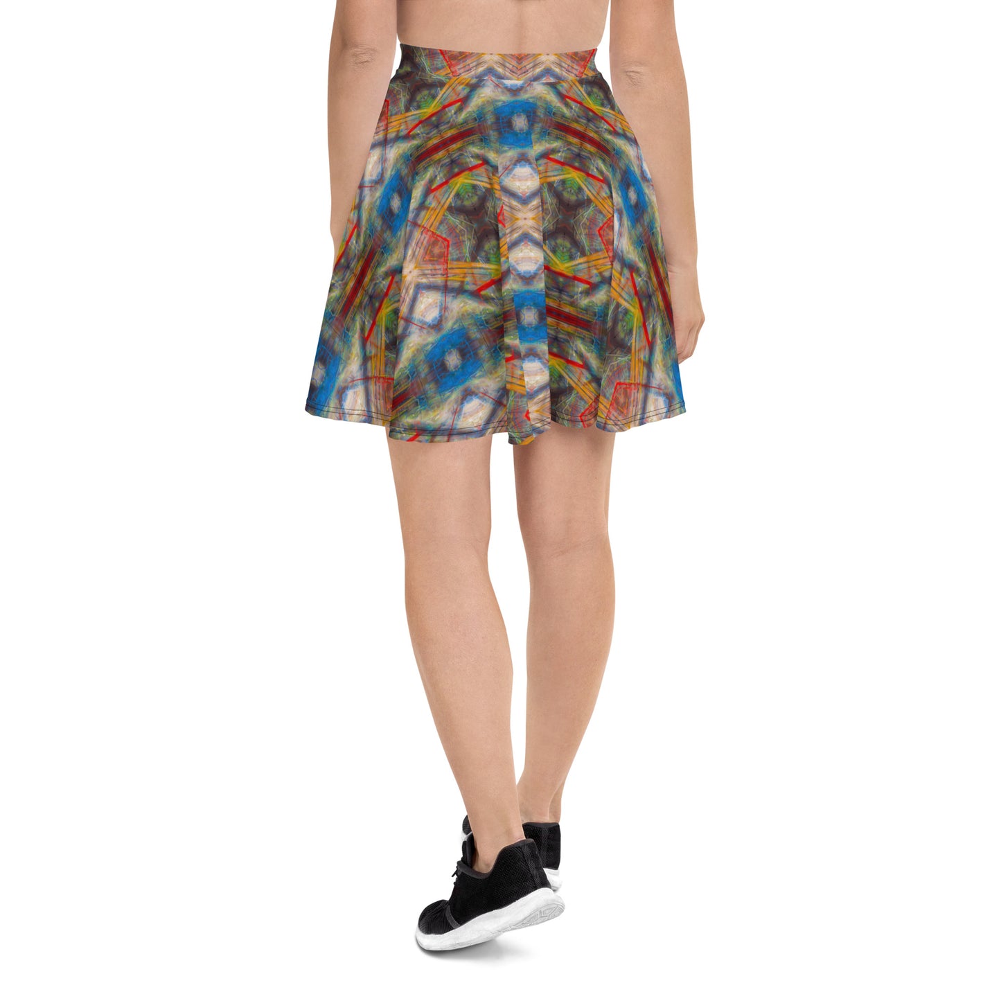 DMV 0159 Avant Garde Artsy Skater Skirt