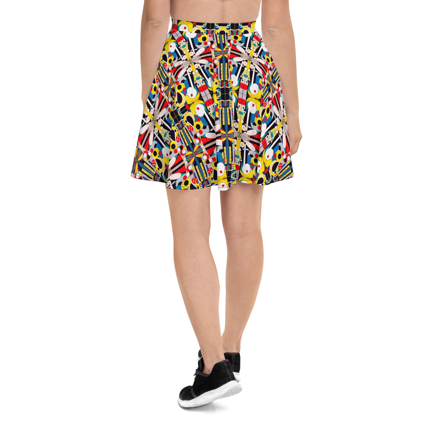 DMV 0246 Chic Boho Skater Skirt