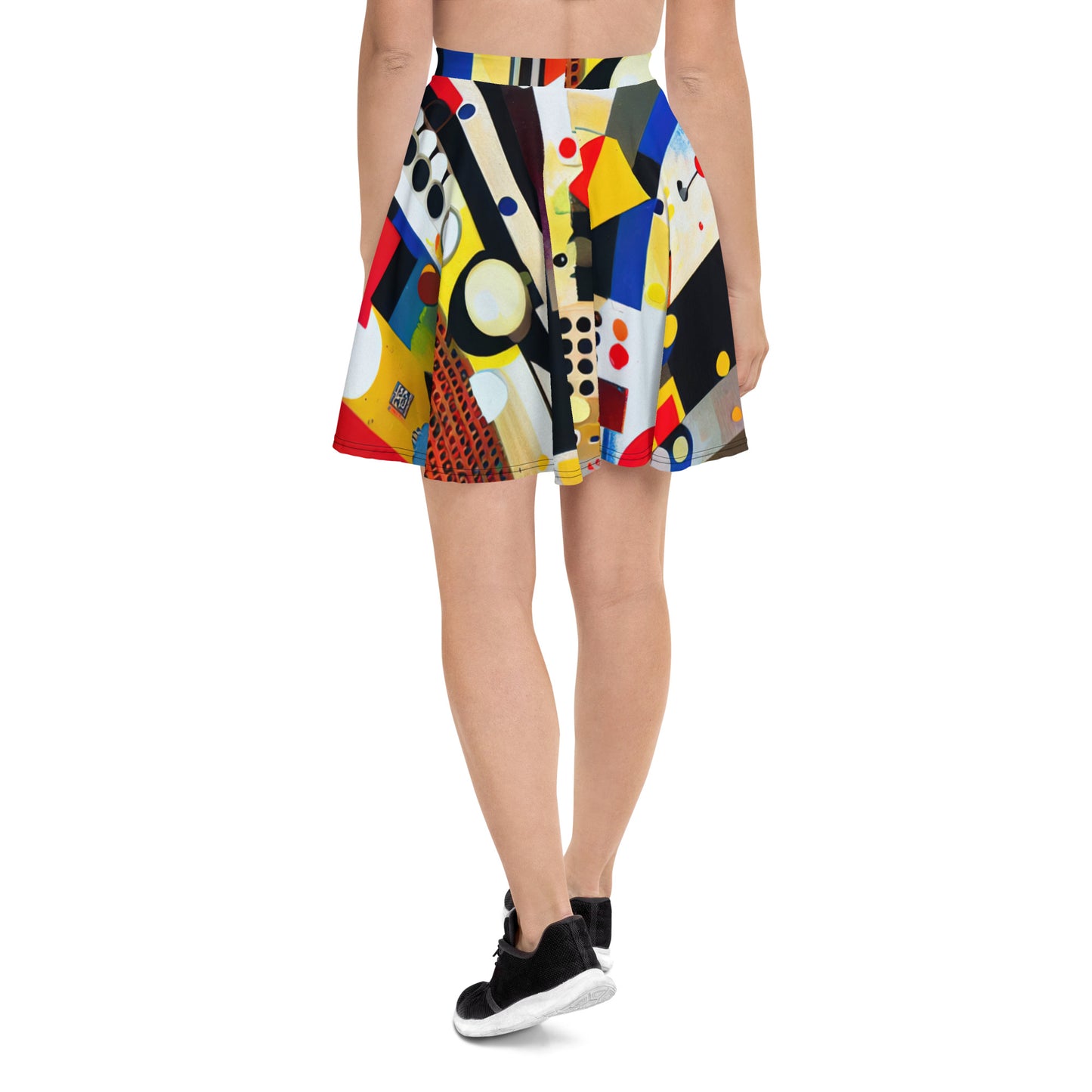 DMV 0124 Retro Art Skater Skirt