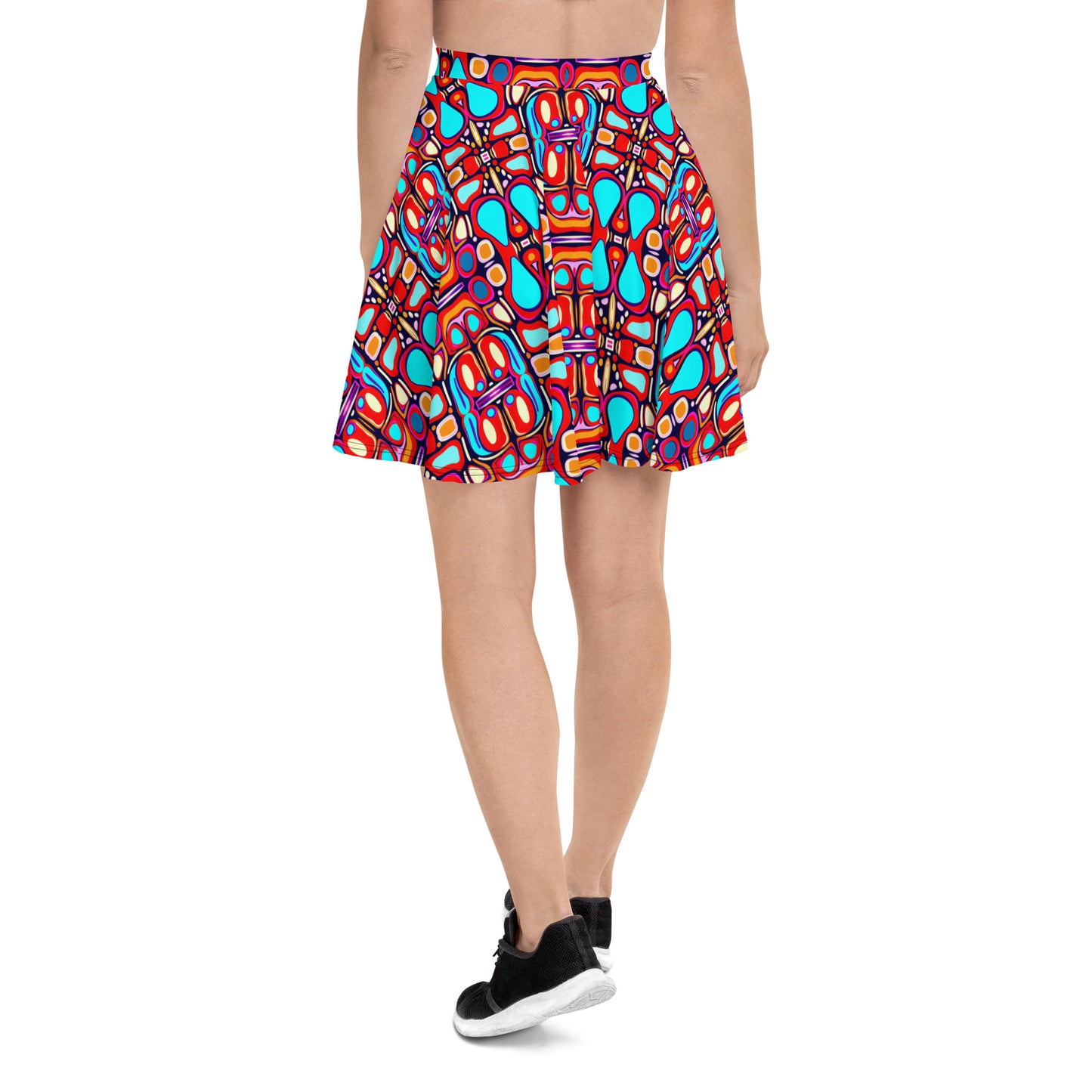 DMV 0094 Vintage Artsy Skater Skirt