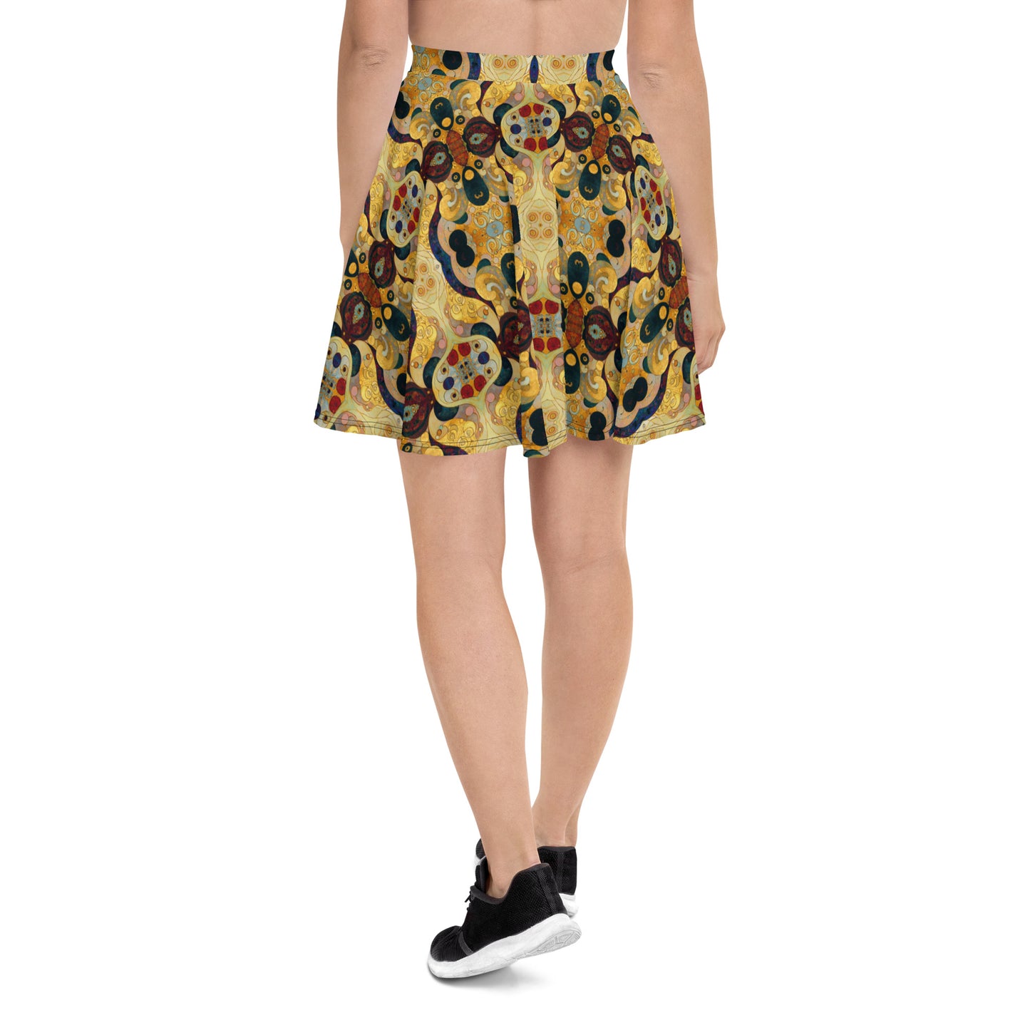 DMV 0407 Chic Boho Skater Skirt