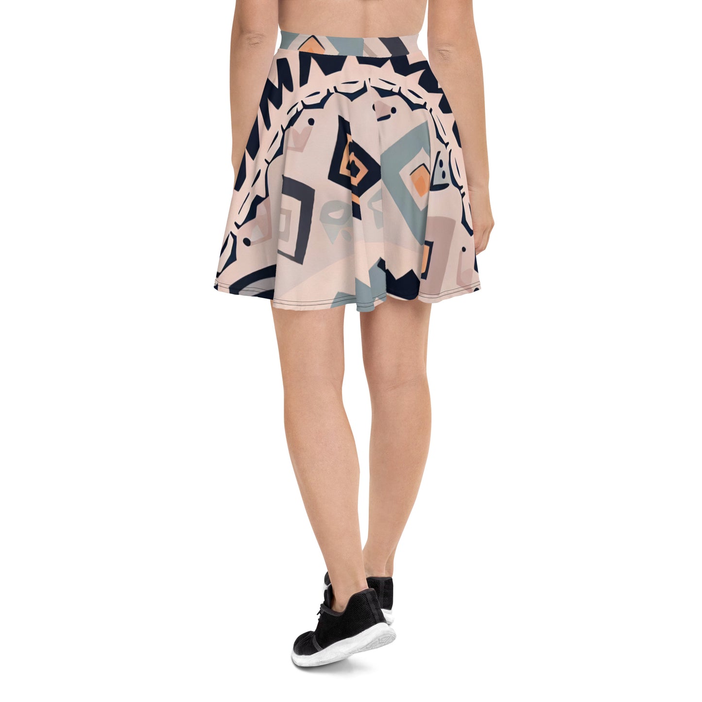 DMV 1345 Boho Skater Skirt