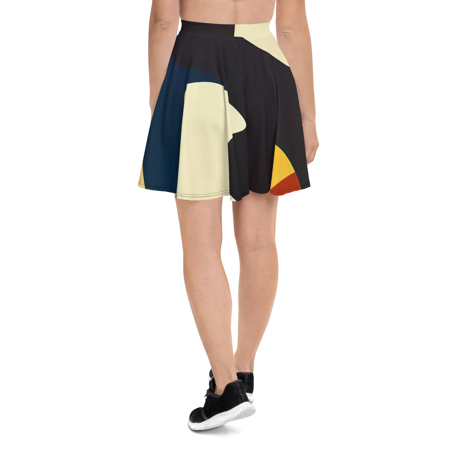 DMV 0421 Retro Art Skater Skirt