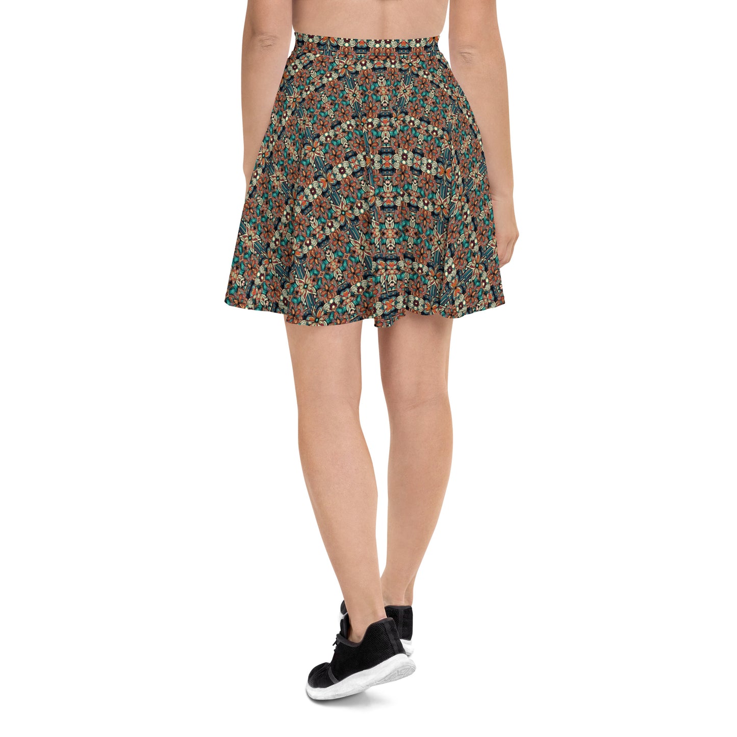 DMV 0818 Chic Boho Skater Skirt