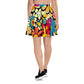 DMV 1023 Floral Skater Skirt