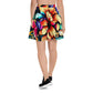 DMV 0512 Floral Skater Skirt