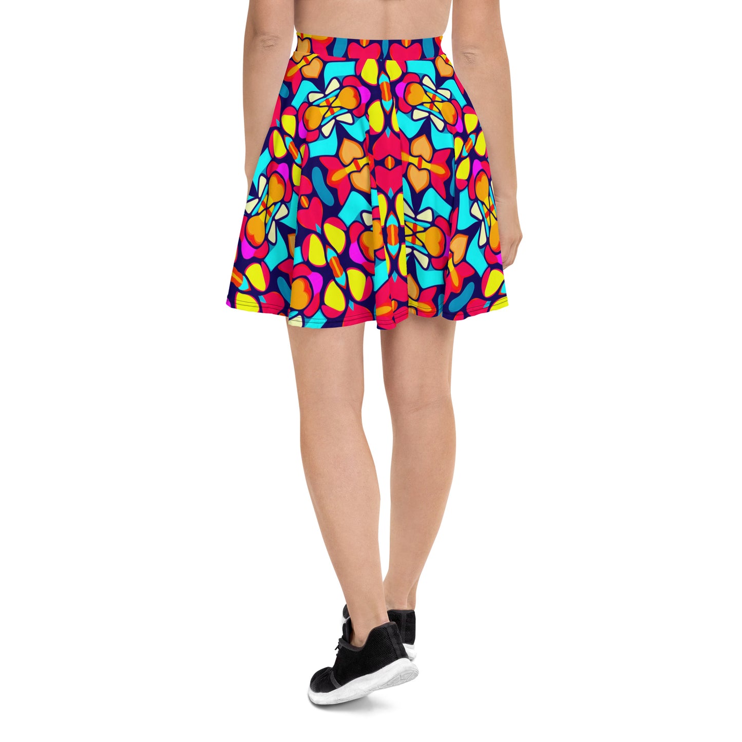 DMV 1311 Vintage Artsy Skater Skirt