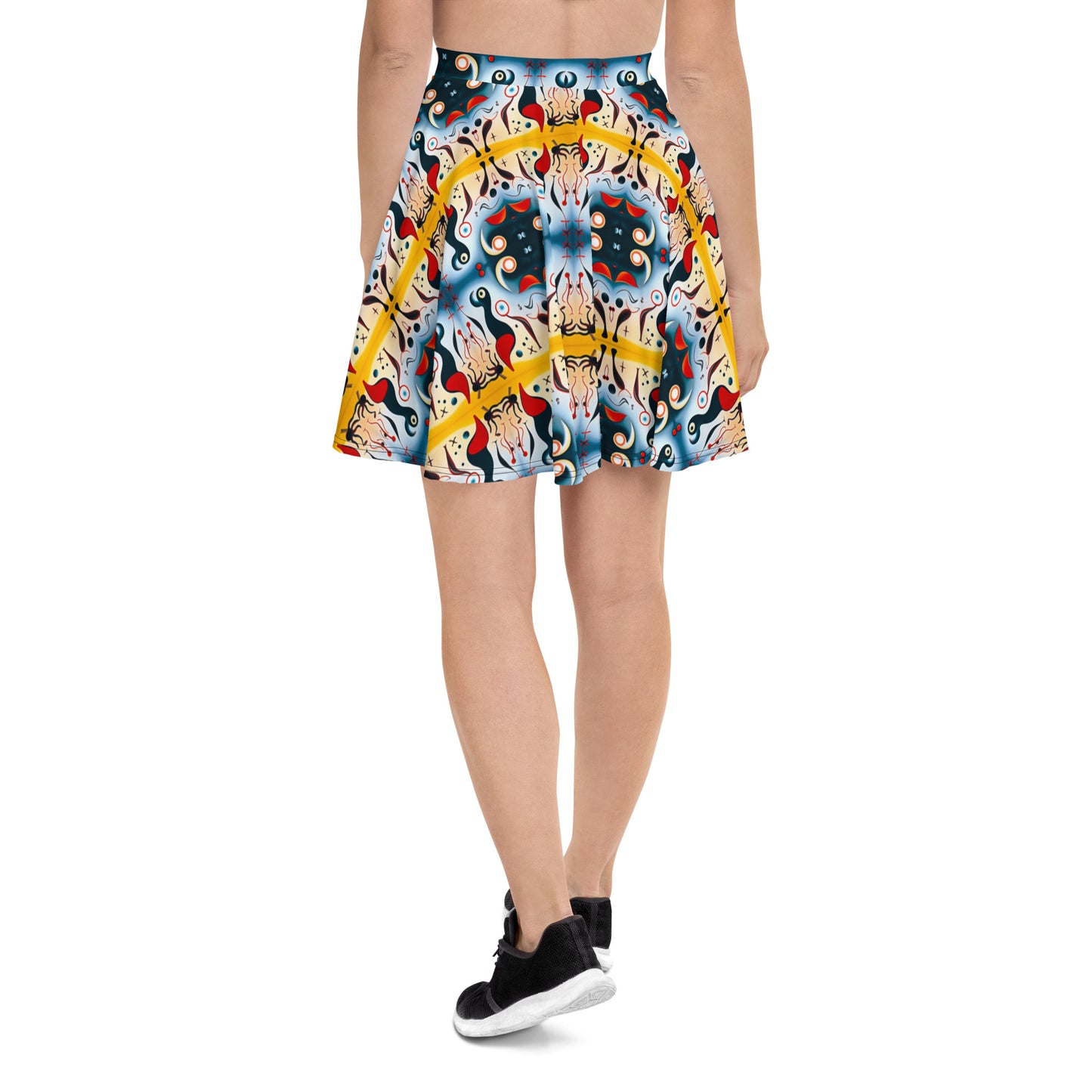 DMV 0807 Vintage Artsy Skater Skirt