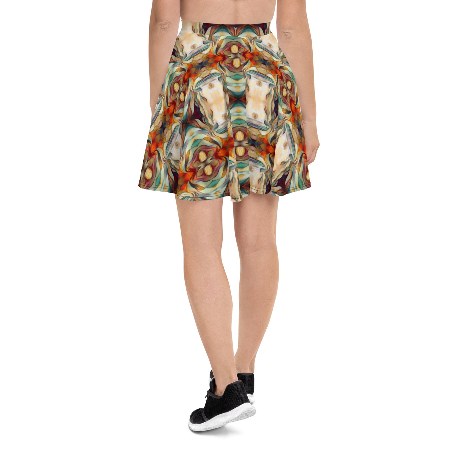 DMV 1435 Chic Boho Skater Skirt