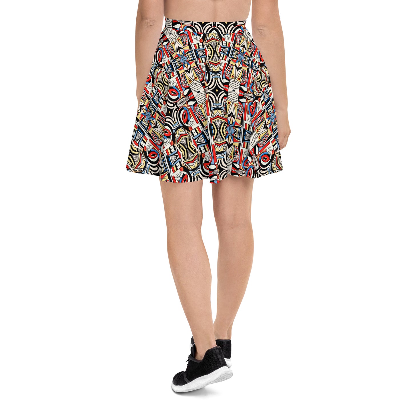 DMV 1341 Chic Boho Skater Skirt