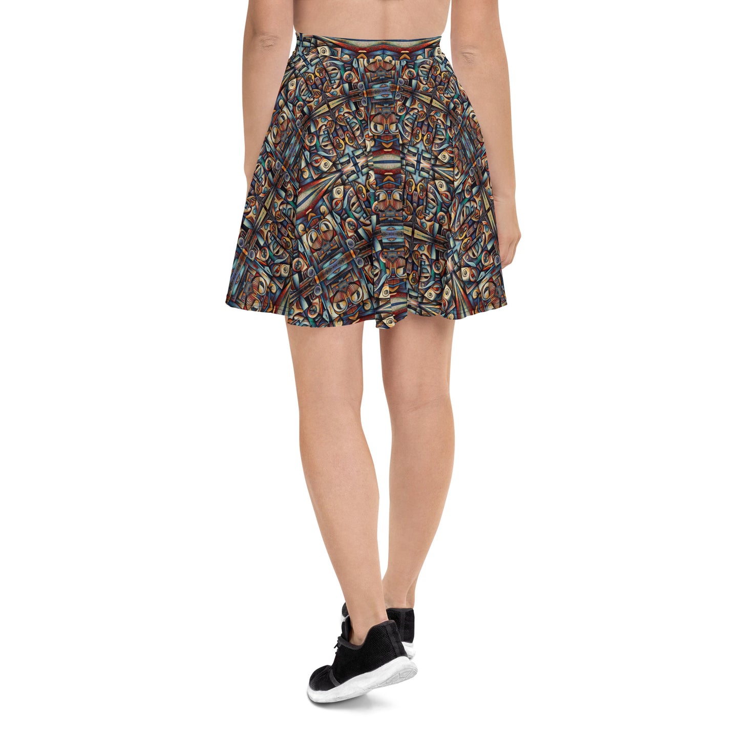 DMV 0670 Conceptual Artsy Skater Skirt