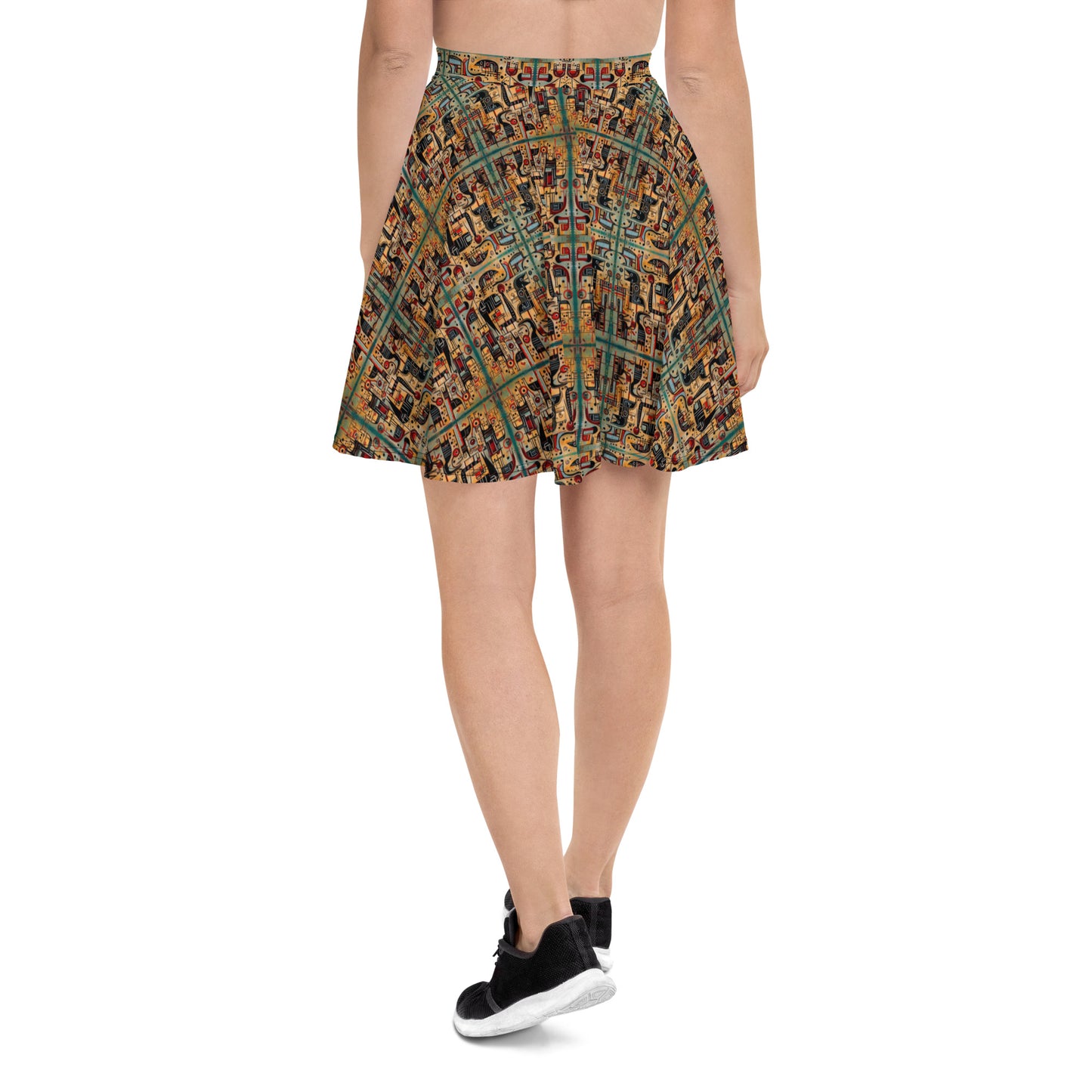 DMV 2091 Classic Boho Skater Skirt