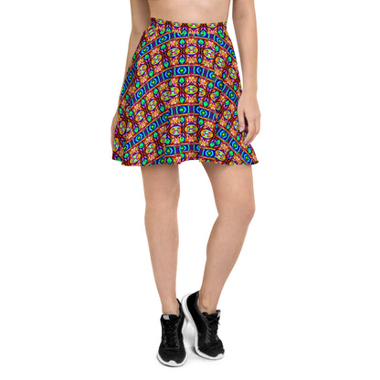 DMV 0245 Psy Artsy Skater Skirt