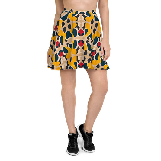 DMV 0236 Vintage Artsy Skater Skirt