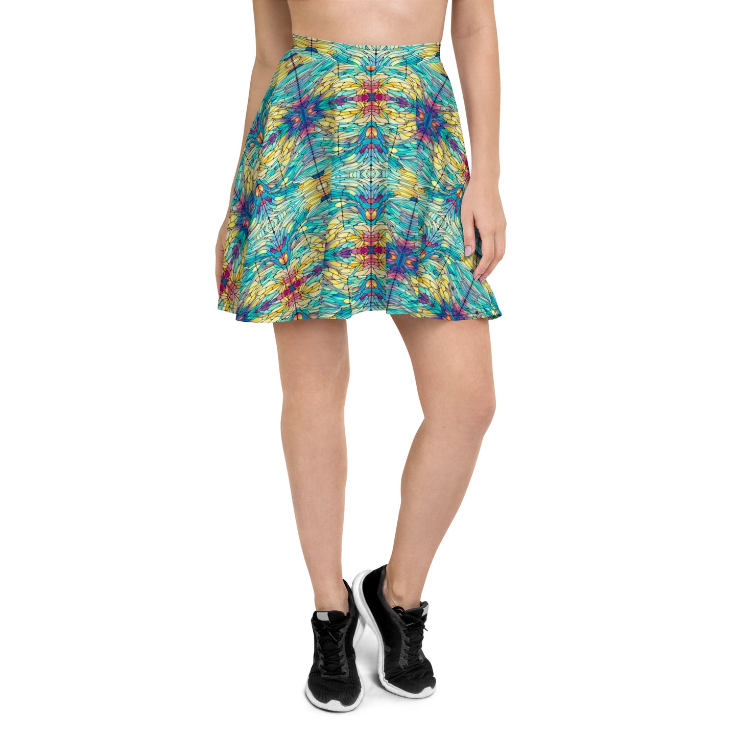 DMV 0231 Chic Boho Skater Skirt