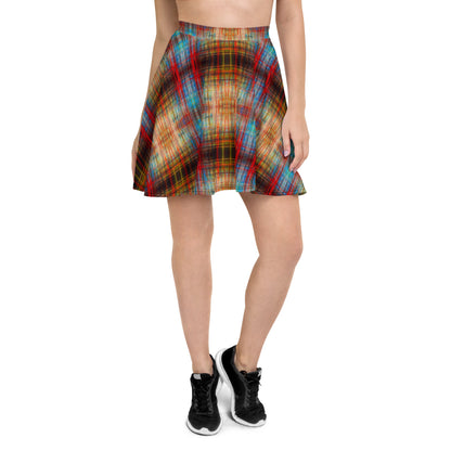 DMV 0006 Avant Garde Artsy Skater Skirt