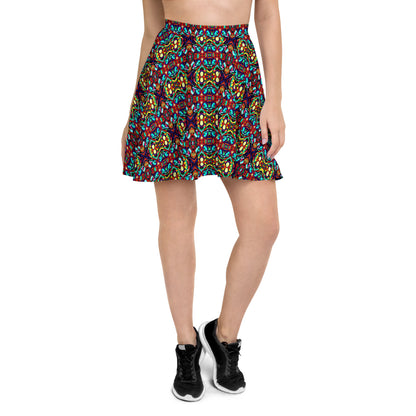 DMV 0091 Psy Artsy Skater Skirt