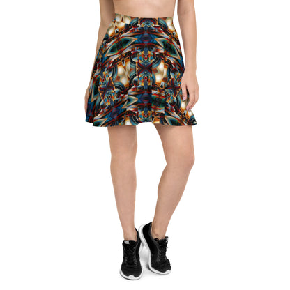 DMV 0127 Conceptual Artsy Skater Skirt