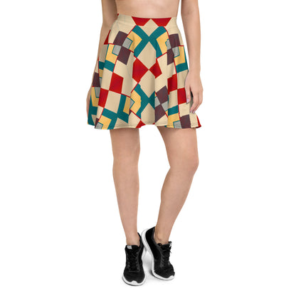 DMV 0129 Classic Boho Skater Skirt