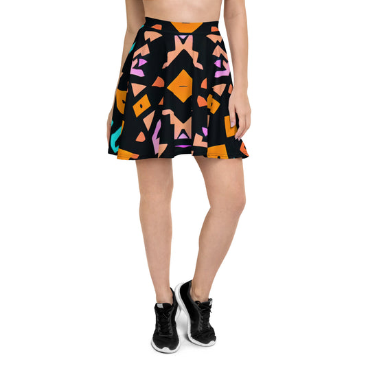 DMV 0147 Boho Skater Skirt