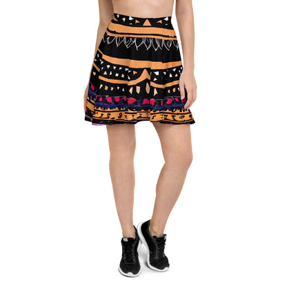 DMV 0180 Boho Skater Skirt