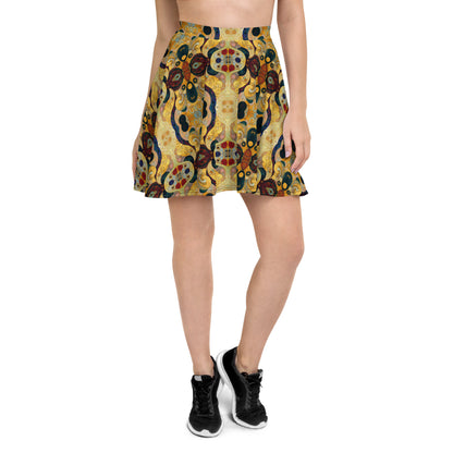 DMV 0407 Chic Boho Skater Skirt