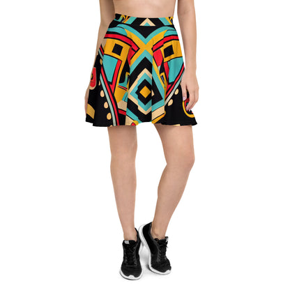 DMV 0155 Boho Skater Skirt