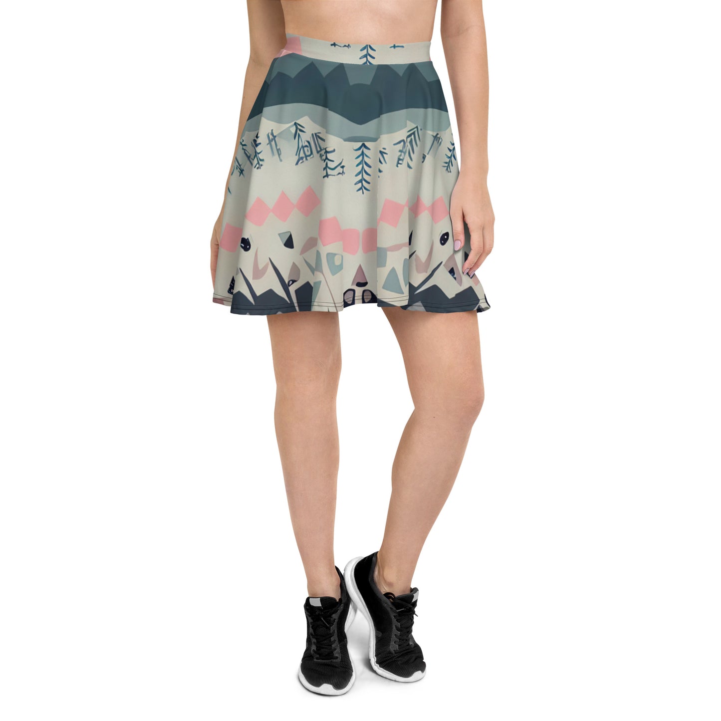 DMV 0306 Boho Skater Skirt