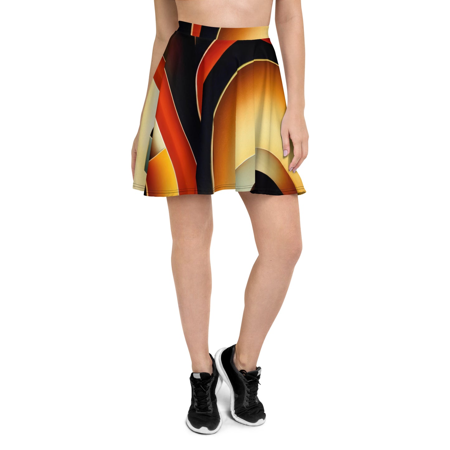 DMV 0261 Retro Art Skater Skirt