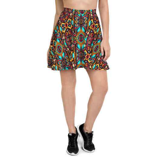 DMV 0426 Psy Artsy Skater Skirt