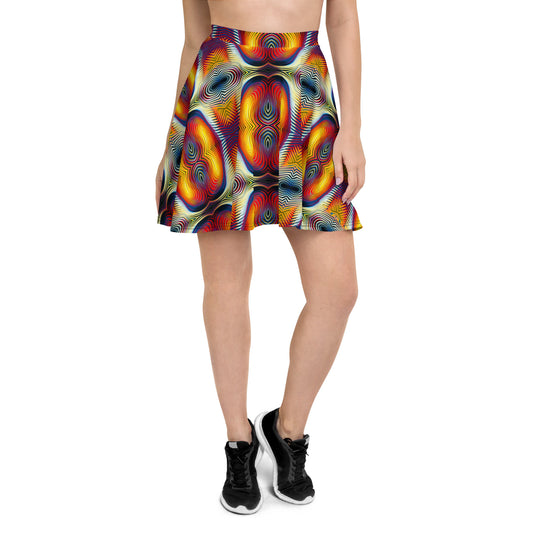 DMV 0507 Psy Artsy Skater Skirt