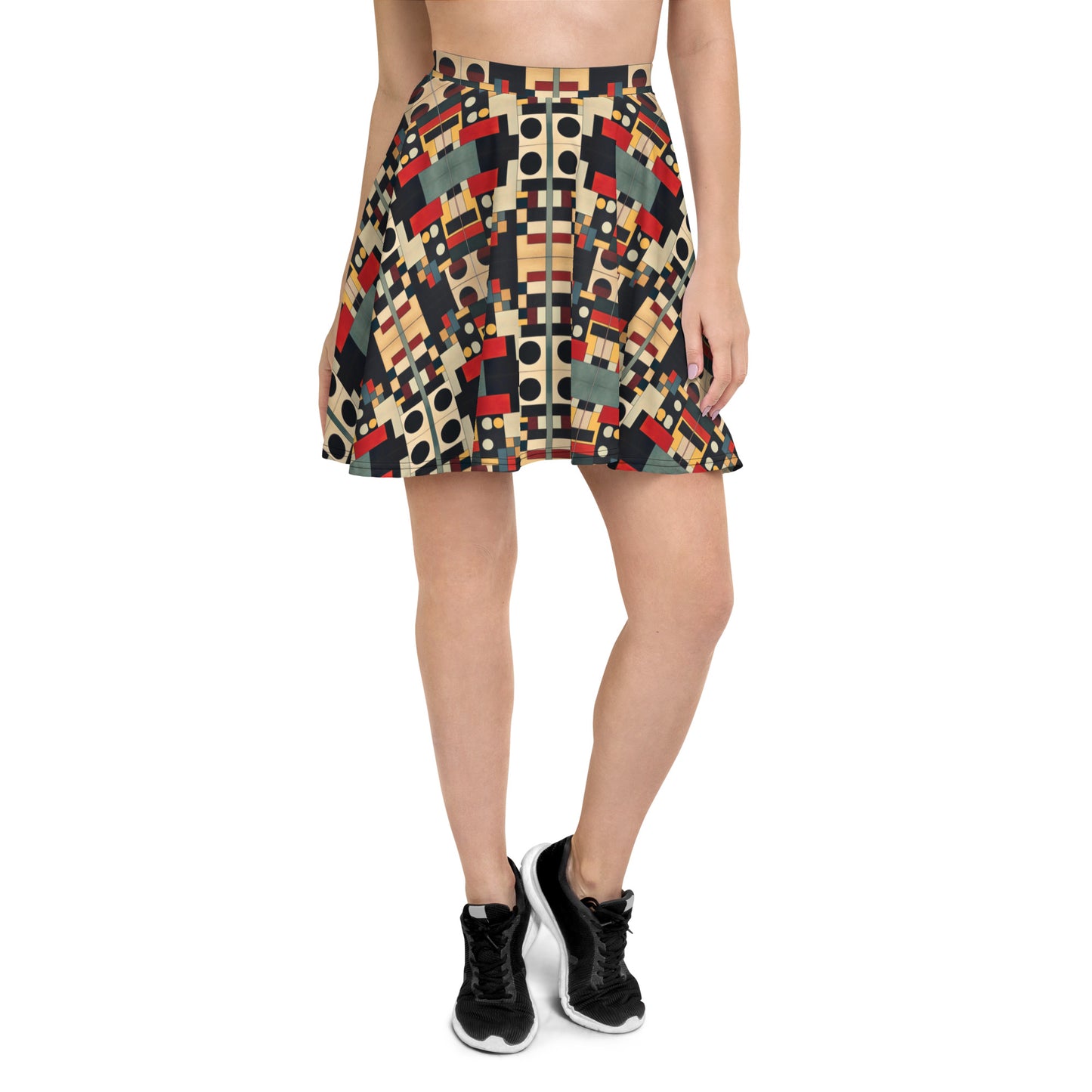 DMV 0510 Geo Boho Skater Skirt