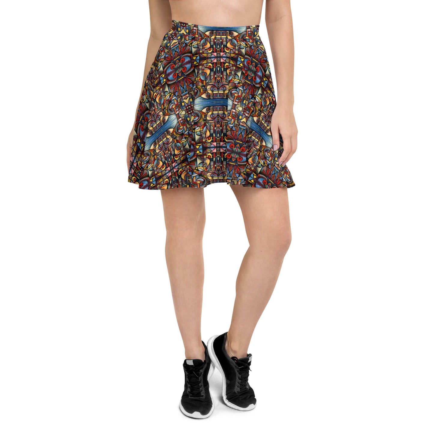 DMV 0569 Conceptual Artsy Skater Skirt