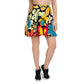 DMV 1023 Floral Skater Skirt