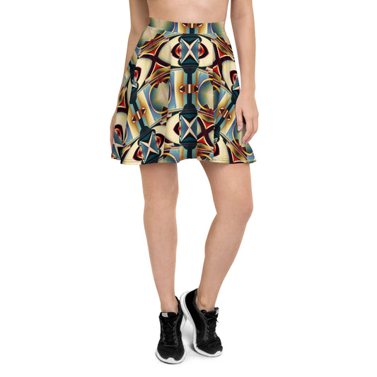 DMV 0611 Conceptual Artsy Skater Skirt