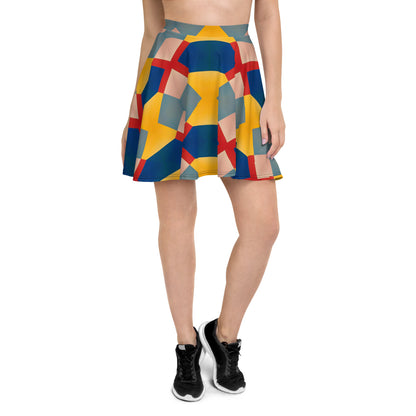 DMV 0295 Classic Boho Skater Skirt